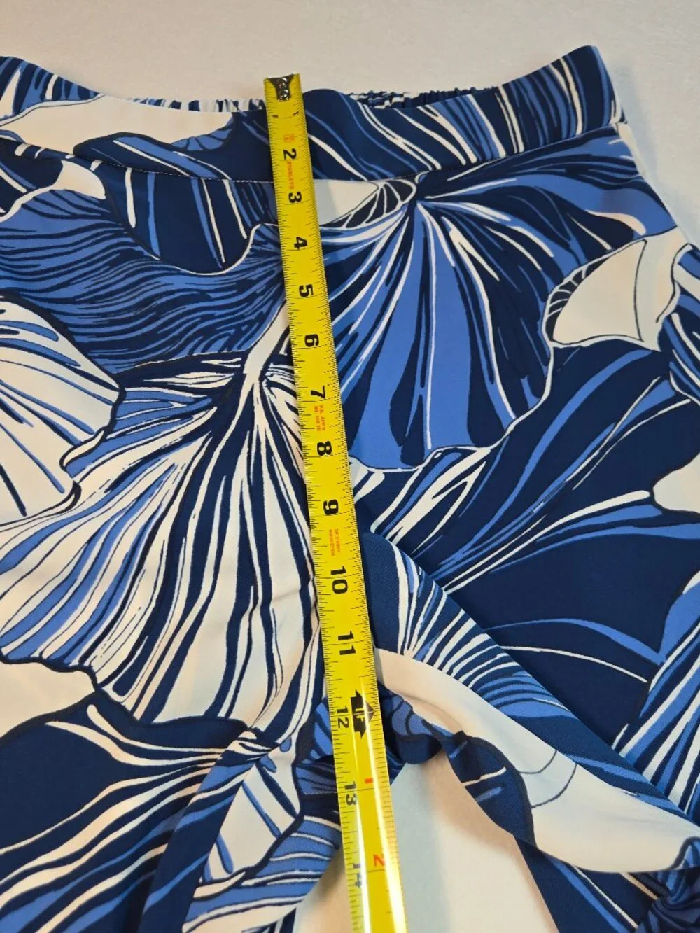 Ann Taylor Blue floral Trousers XSP - Picture 5 of 8